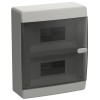 UNION Compact Корпус пластиковый ЩРН-П-18 IP41 черная прозрачная дверь IEK