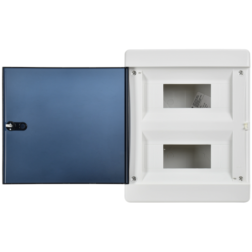 UNION Compact Корпус пластиковый ЩРН-П-18 IP41 черная прозрачная дверь IEK