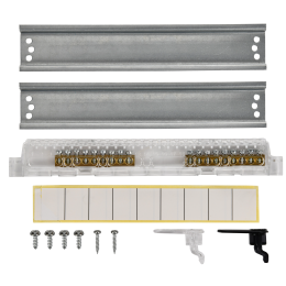 UNION Compact Корпус пластиковый ЩРН-П-18 IP41 черная прозрачная дверь IEK
