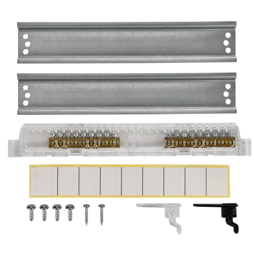 UNION Compact Корпус пластиковый ЩРН-П-18 IP41 черная прозрачная дверь IEK