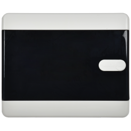 UNION Compact Корпус пластиковый ЩРВ-П-6 IP41 черная прозрачная дверь IEK