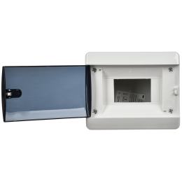 UNION Compact Корпус пластиковый ЩРВ-П-6 IP41 черная прозрачная дверь IEK