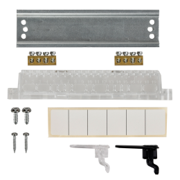 UNION Compact Корпус пластиковый ЩРВ-П-6 IP41 черная прозрачная дверь IEK