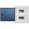 UNION Compact Корпус пластиковый ЩРВ-П-18 IP41 черная прозрачная дверь IEK