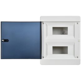 UNION Compact Корпус пластиковый ЩРВ-П-18 IP41 черная прозрачная дверь IEK
