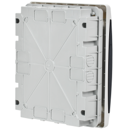 UNION Compact Корпус пластиковый ЩРВ-П-18 IP41 черная прозрачная дверь IEK