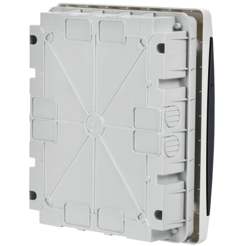 UNION Compact Корпус пластиковый ЩРВ-П-18 IP41 черная прозрачная дверь IEK