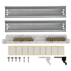 UNION Compact Корпус пластиковый ЩРВ-П-18 IP41 черная прозрачная дверь IEK