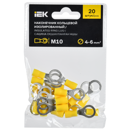 Наконечник НКИ 5,5-10 кольцо 4-6мм (20шт/упак) IEK