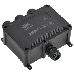 Коробка распределительная герметичная WTP-404 4 ввода IP68 IEK