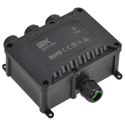 Коробка распределительная герметичная WTP-404 4 ввода IP68 IEK