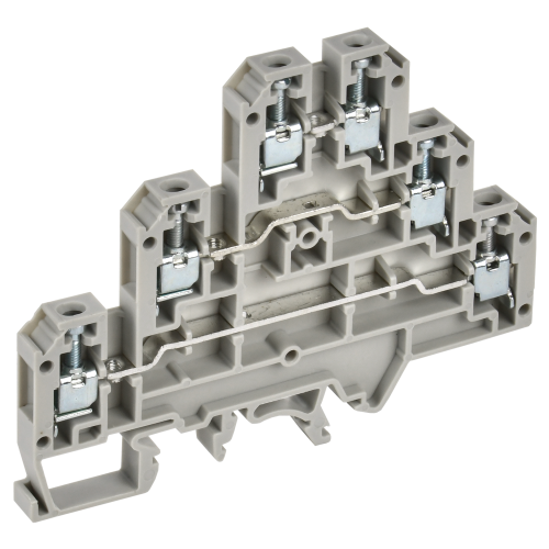 ARMAFIX Клемма винтовая CTS-ML 3 ур. 2,5мм2 серая IEK