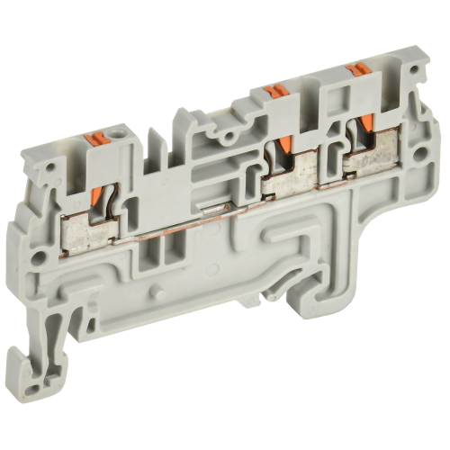 ARMAFIX Клемма пружин. Push-in CP-MC 3 вывода 1,5мм2 серая IEK