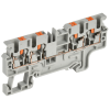 ARMAFIX Клемма пружин. Push-in CP-MC 4 вывода 2,5мм2 серая IEK