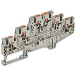 ARMAFIX Клемма пружин. Push-in CP-ML 3 ур. 2,5мм2 серая IEK