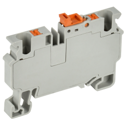 ARMAFIX Клемма пружин. Push-in CP-DT измерит. нож. разм. 4мм2 серая IEK