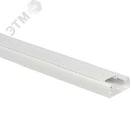 DLP Кабель-канал парапетный 80х50мм с крышкой шириной 65мм белый