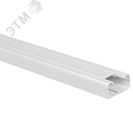 DLP Кабель-канал парапетный 105х50мм с крышкой шириной 65мм белый