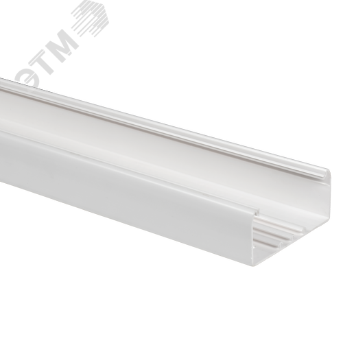 DLP Кабель-канал парапетный 150х65мм без крышки шириной 65мм и без перегородки несущей белый