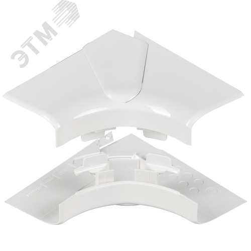 DLP Угол внутренний изменяемый для кабель-канала 105х50мм (80-100град) белый