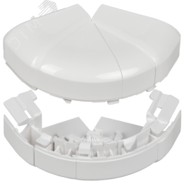 DLP Угол внешний изменяемый для кабель-канала 105х50мм (60-120град) белый