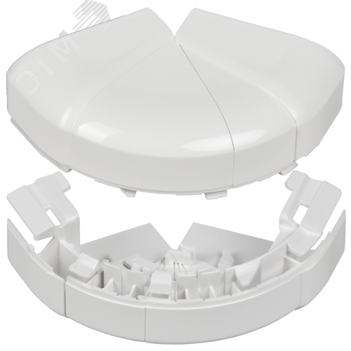 DLP Угол внешний изменяемый для кабель-канала 105х50мм (60-120град) белый