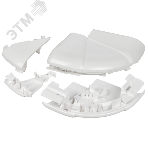 DLP Угол внешний изменяемый для кабель-канала 80х50мм (60-120град) белый