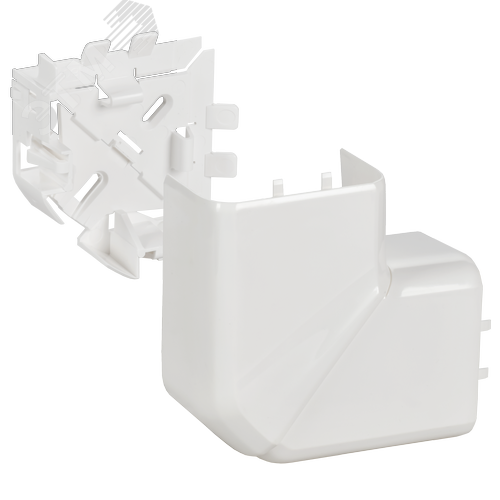 DLP Угол плоский 90град для кабель-каналов 80х35 80х50 белый