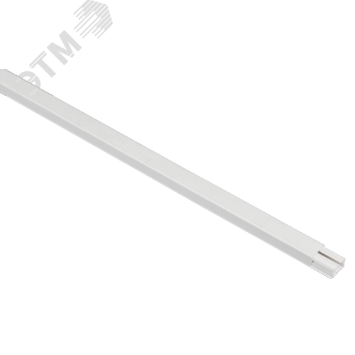 DLPlus Кабель-канал плинтусный 20х12,5мм односекционный белый