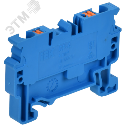 ARMAFIX Клемма пружинная CX6 BU 6мм2 проходная синяя IEK