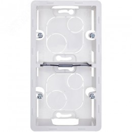 Коробка для накладного монтажа 2-местная белый INSPIRIA