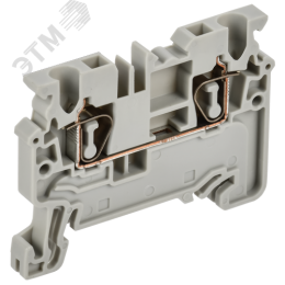 ARMAFIX Клемма пружинная CX2.5 2,5мм2 проходная серая IEK