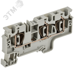 ARMAFIX Клемма пружинная CX6-3 6мм2 трехконтактная серая IEK