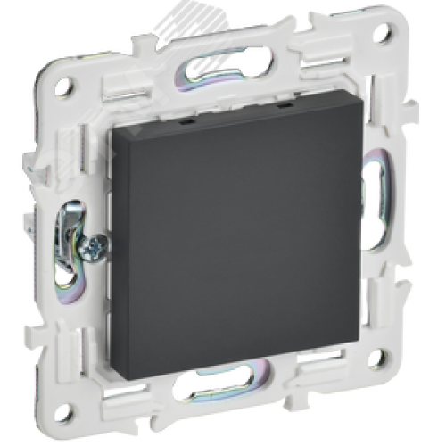 SKANDY Заглушка с суппортом SK-C01G графит IEK