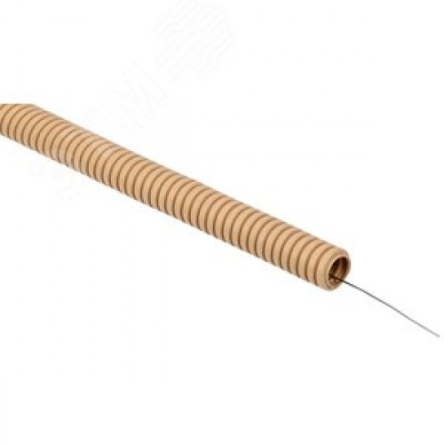 ELASTA Труба гофрированная ПВХ d=20мм с зондом сосна (25м) IEK