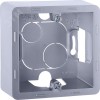 Коробка для накладного монтажа 1-местная алюминий INSPIRIA