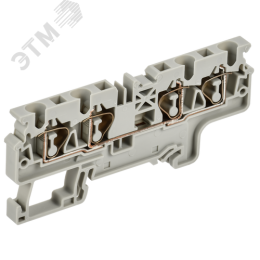 ARMAFIX Клемма пружинная CX4-3 4мм2 трехконтактная серая IEK