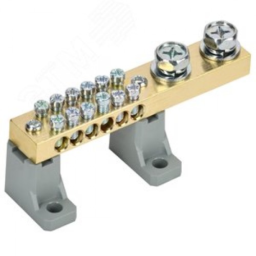 Шина N ноль'' на двух угловых изоляторах 200А     ШНИ-1 0х18-12-L2-С ''