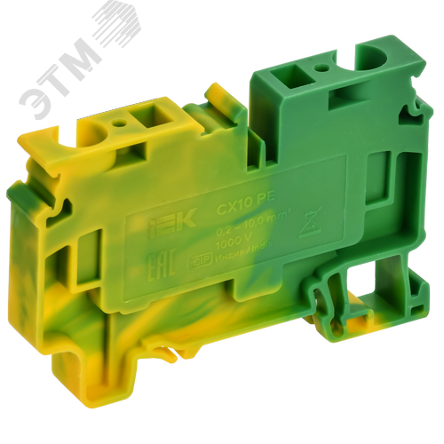 ARMAFIX Клемма пружинная CX10 PE 10мм2 проходная заземляющая IEK