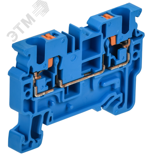 ARMAFIX Клемма пружинная CX6 BU 6мм2 проходная синяя IEK