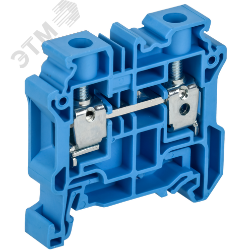 ARMAFIX Колодка клеммная CY10BU винтовая 10мм2 проходная синяя Ex IEK