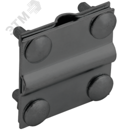 Зажим крестообразный с разделителем полоса/пруток-полоса/пруток 40/12 мм оцинкованная сталь TD