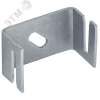 Держатель полосы 40х4 мм оцинкованная сталь HDZ