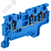 ARMAFIX Клемма пружинная CX2.5-3 BU 2,5мм2 трехконтактная синяя IEK