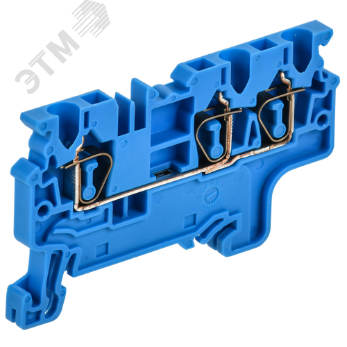 ARMAFIX Клемма пружинная CX2.5-3 BU 2,5мм2 трехконтактная синяя IEK