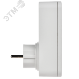 РТЭ-4 Розетка-таймер электронный с USB A+C 15мин-8ч 16А IP20 белый IEK