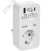 РТЭ-4 Розетка-таймер электронный с USB A+C 15мин-8ч 16А IP20 белый IEK