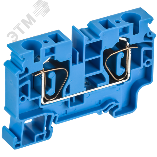 ARMAFIX Клемма пружинная CX10 BU 10мм2 проходная синяя IEK