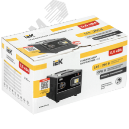 Стабилизатор напр. 1-ф. переносн. 0,5кВА HUB