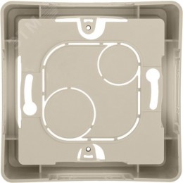 Коробка для накладного монтажа 1-местная слоновая кость INSPIRIA